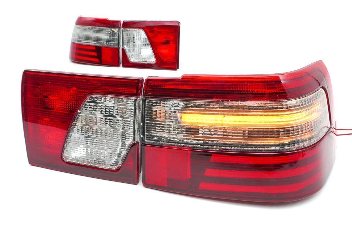 Задние фонари (клюшки) "Polo style" красные (повторитель PLAZMA) для ВАЗ 2110