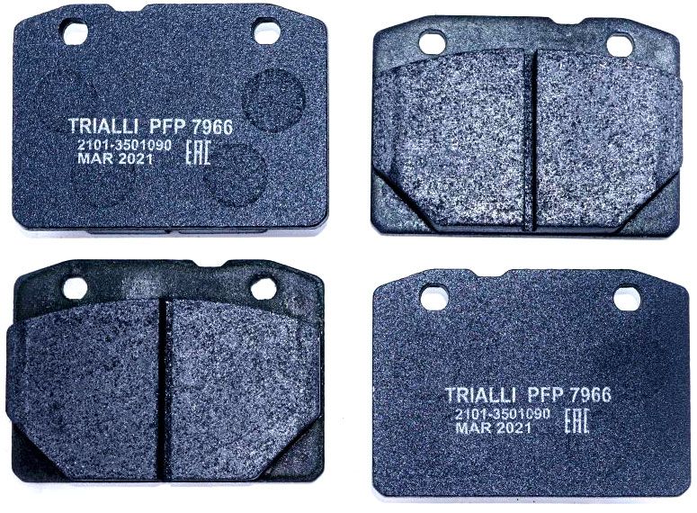 Тормозные колодки "TRIALLI" Linea Perfecto дисковые, передние для ВАЗ 2101-2107