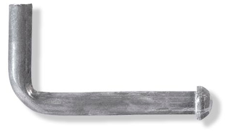 Кронштейн крепления глушителя "CBD" фигурный (№2, прутка d12 мм, грибка d18 мм)