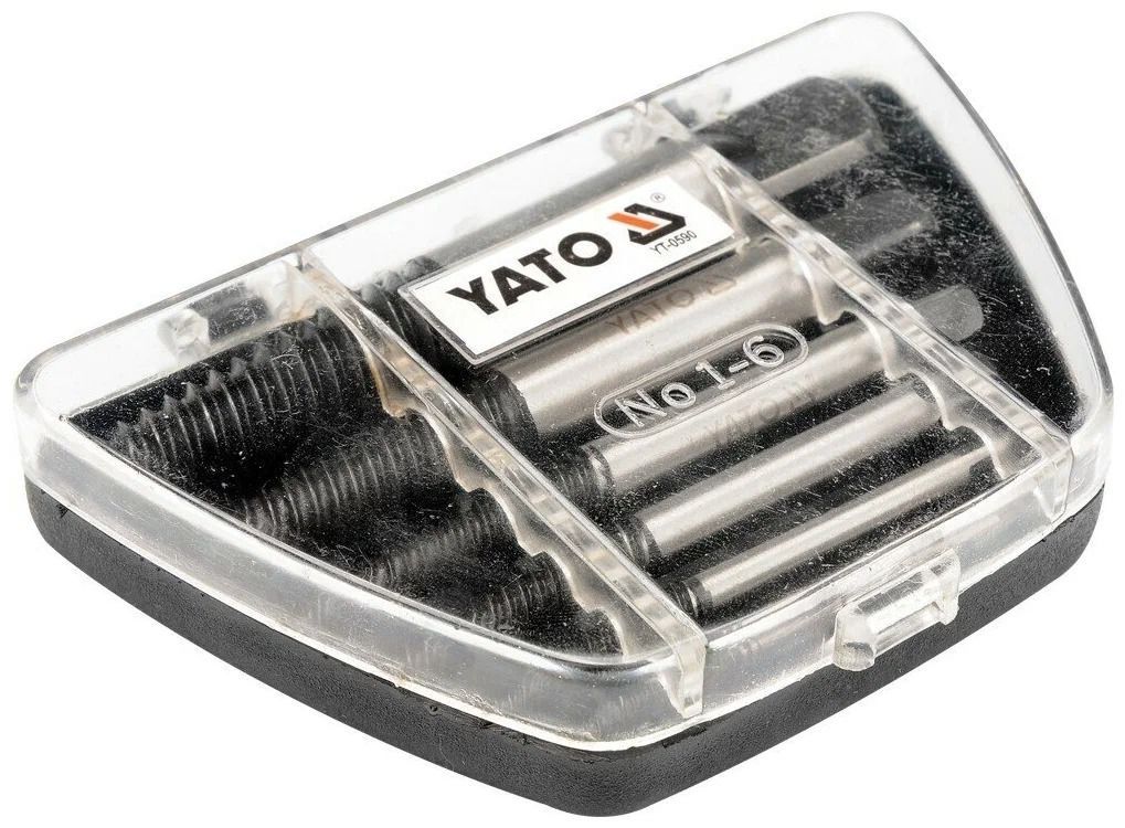Набор "YATO" экстракторов обломанных болтов YT-0590 (6 предметов)