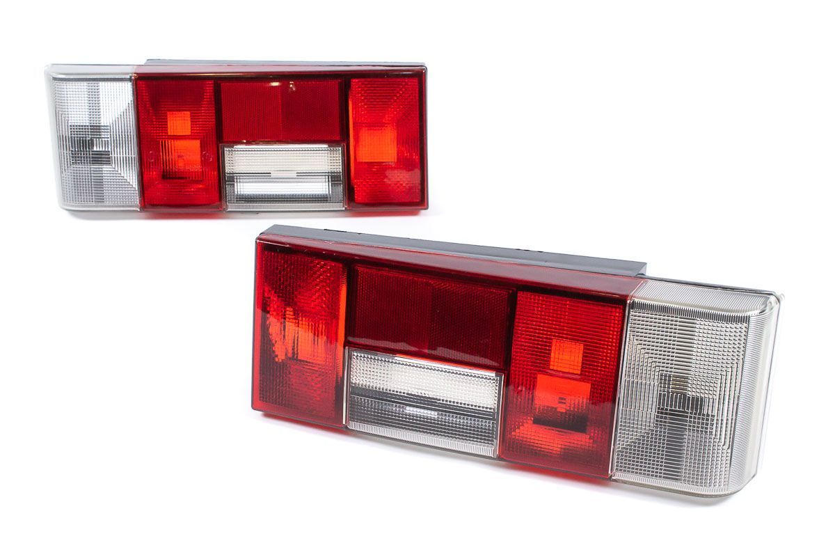 Задние фонари "ТехАвтоСвет" (белый поворотник, без ламп) для ВАЗ 2108-21099, 2113, 2114