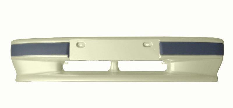 Передний бампер с серой полосой (без ПТФ) для ВАЗ 2113-2115