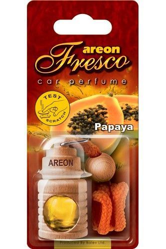 Освежитель воздуха Аreon Fresco "бутылочка в дереве" Papaya