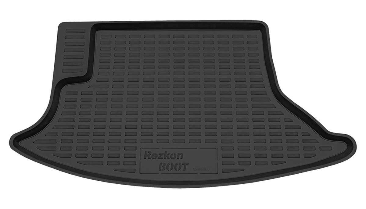 Коврик багажника "REZKON" полиуретановый (черный) для Шевроле Нива, Лада Нива Travel
