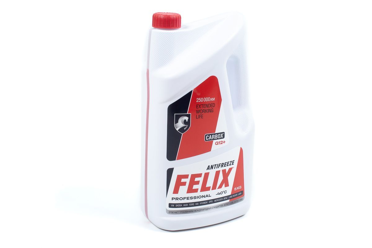 Антифриз FELIX Carbox G12+ (красный, 5 кг)