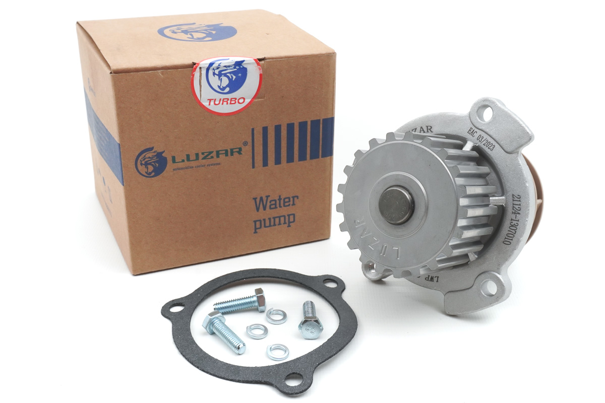 Водяной насос (помпа) "Luzar" Turbo для ВАЗ 2110-2112 (16-ти клапанный двигатель)