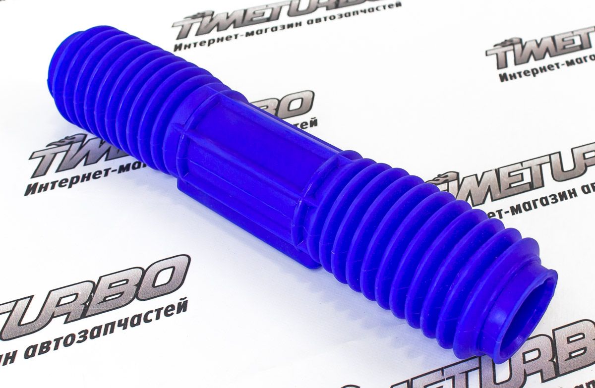 Пыльник "CS20" PROFI рулевой рейки (гофра, синий силикон) для ВАЗ 2108-21099, 2113-2115