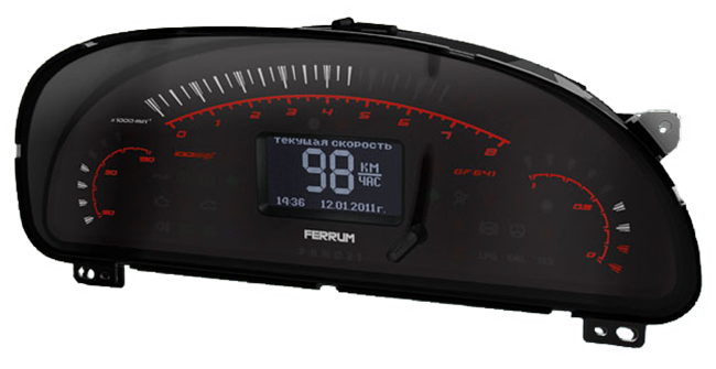 Электронная комбинация приборов "Ferrum Group" GF 645 для Chevrolet Lacetti