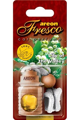 Освежитель воздуха Areon FRESCO "бутылочка в дереве" Lily of the Valley