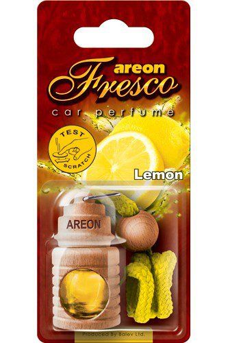 Освежитель воздуха Areon FRESCO "бутылочка в дереве" Lemon