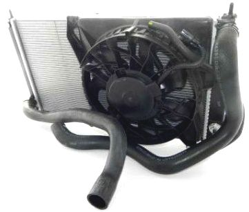Радиатор "АвтоВАЗ" охлаждения двигателя в сборе для Лада Гранта, Калина 2 (без кондиционера)