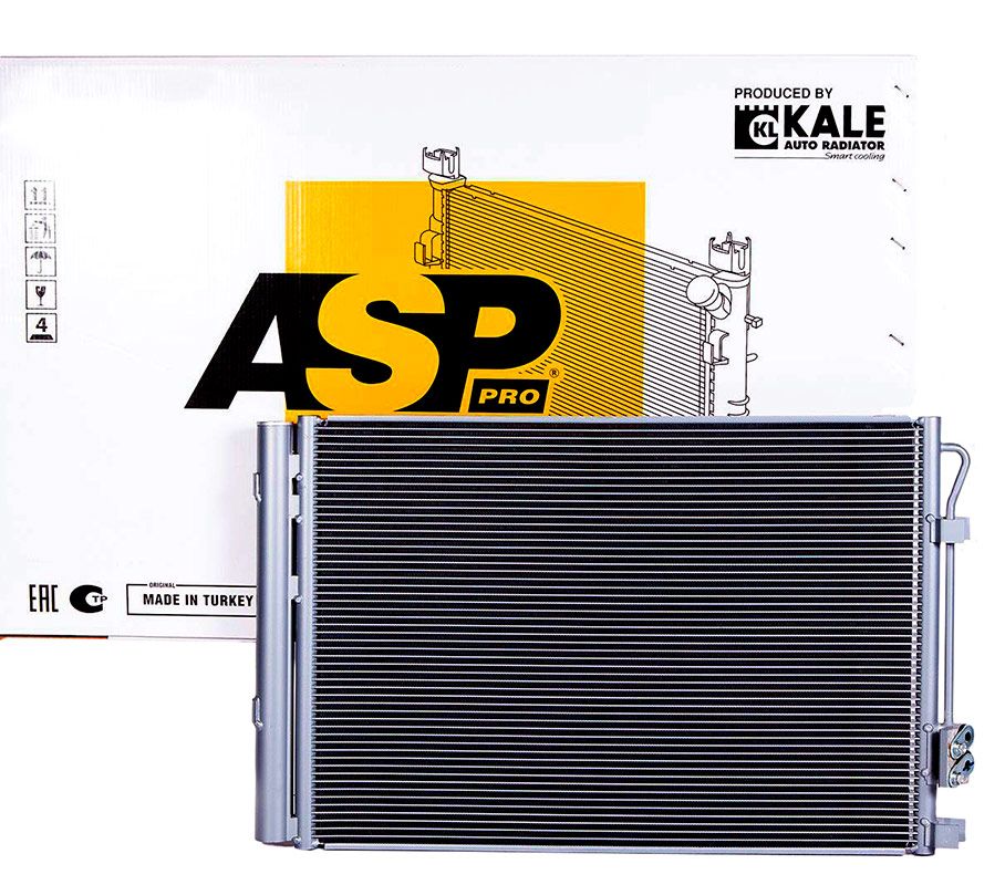Радиатор кондиционера "ASP MENSAN" для Лада Ларгус, Renault (Duster, Logan)