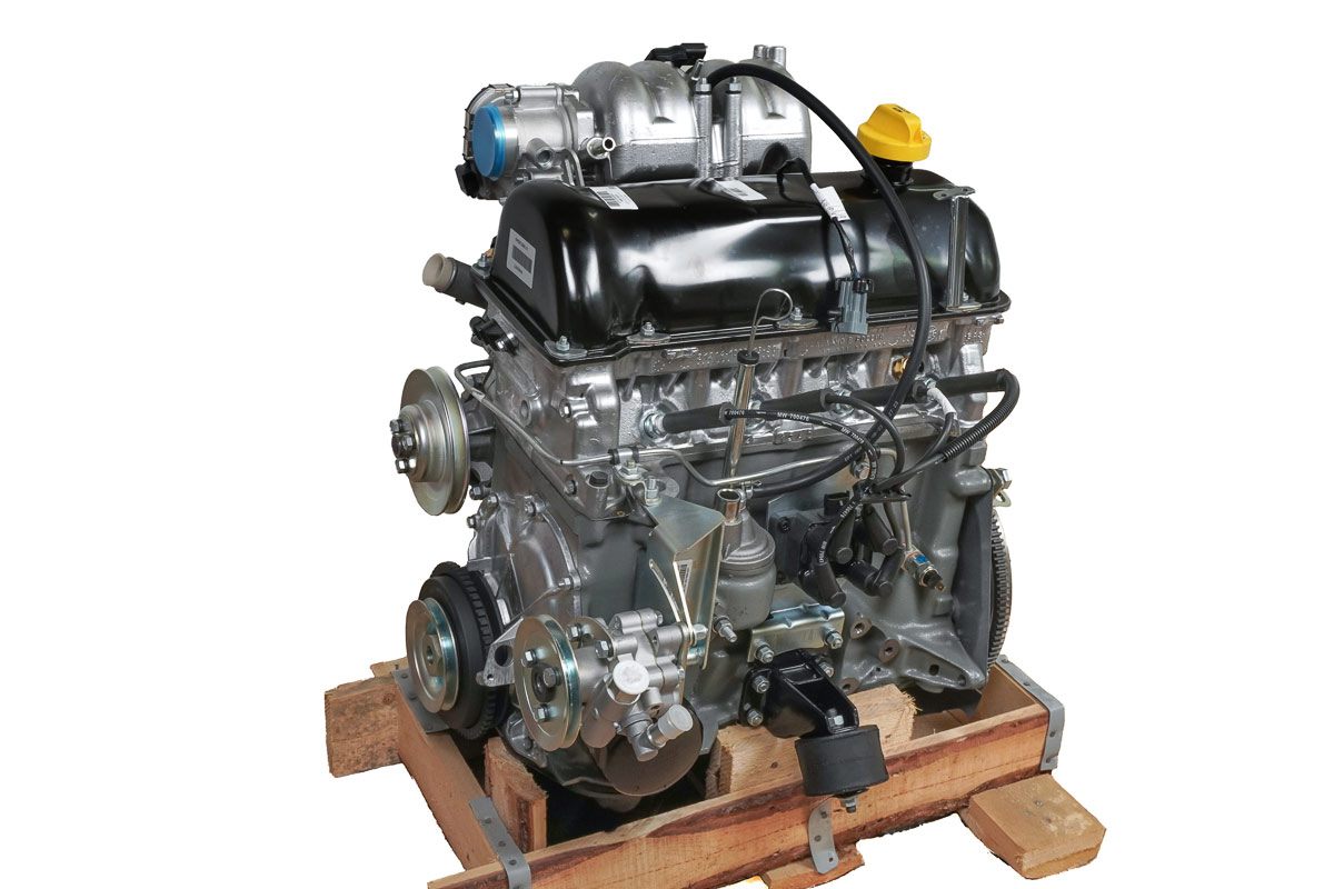 Двигатель "АвтоВАЗ" ВАЗ 21214 в сборе (без генератора) для Лада Нива 4х4 (Е-газ, ГУР)