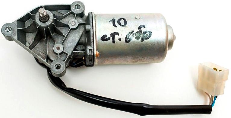 Мотор стеклоочистителя "КЗАЭ" (передний, старого образца) для ВАЗ 2110-2112