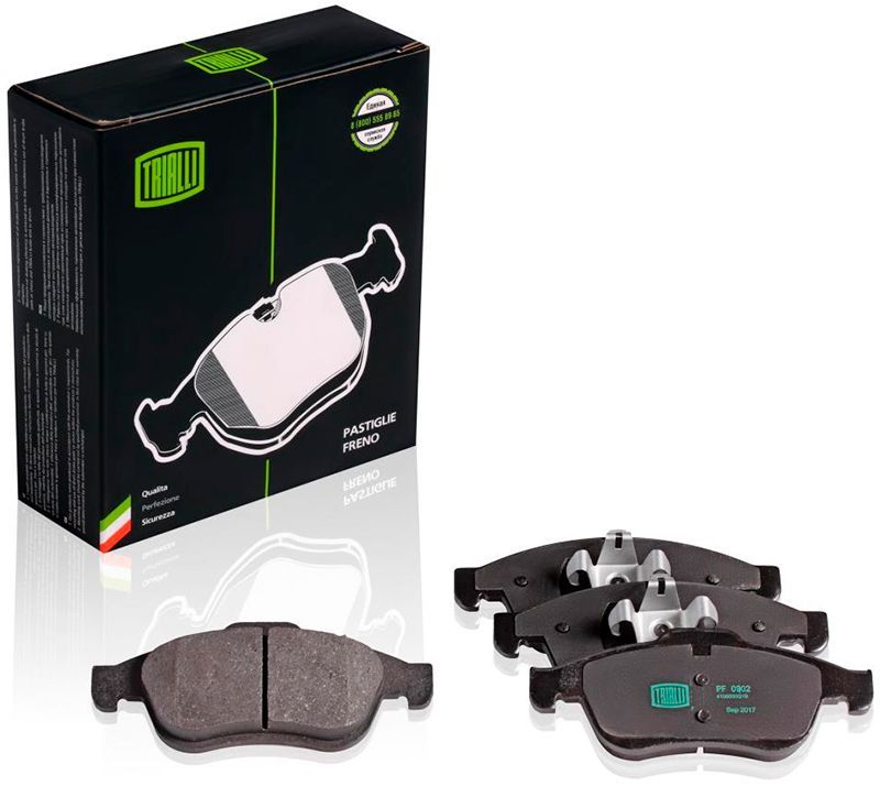 Тормозные колодки "TRIALLI" дисковые, передние для Лада Веста Спорт, Nissan, Renault