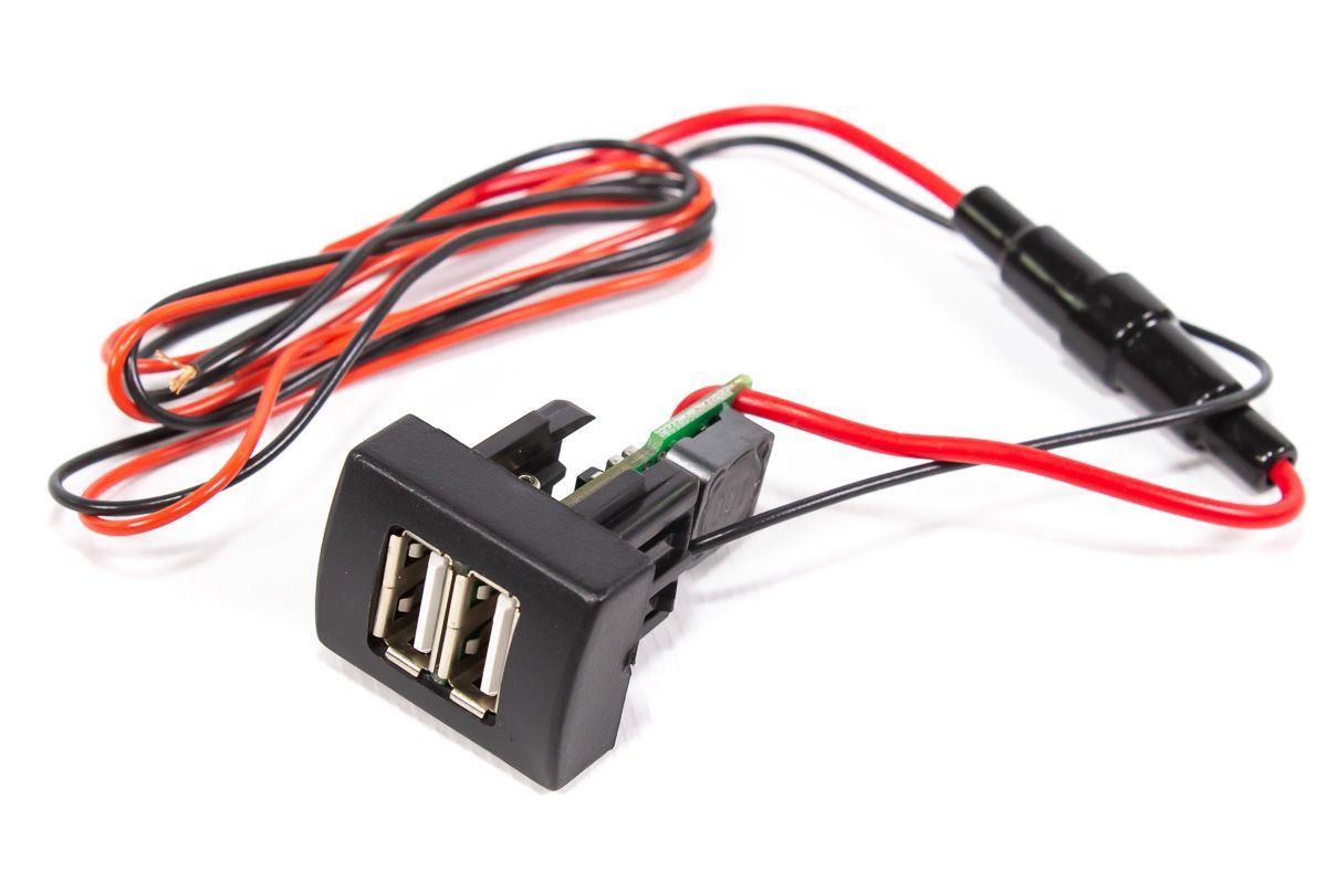USB-зарядное устройство "ШТАТ" на 2 слота для Лада Калина 2, Приора, Гранта