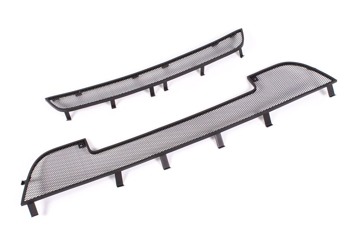 Защита радиатора верхняя и нижняя "Стрелка" для Лада Гранта (2014-2018 года выпуска)