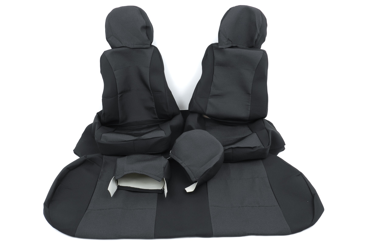 Обивка (не чехлы) на сиденья чёрная, "Искринка" для ВАЗ (2108-21099, 2113-2115), Лада Нива 4х4