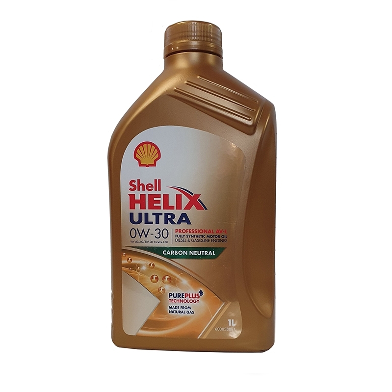 Моторное масло "Shell" Helix Ultra ECT синтетическое (0W-30, 1 л)