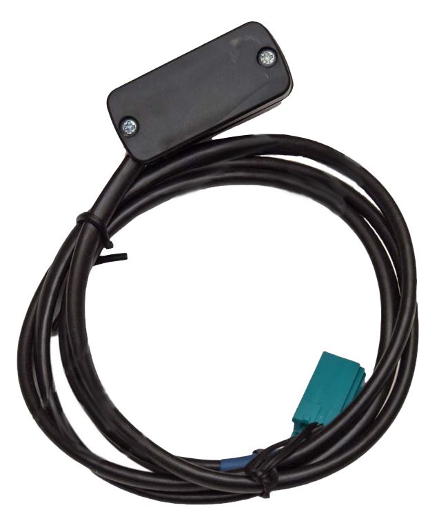 Переходник mini ISO 6 pin зеленого цвета с CAN шиной на штатные ММС для Лада Гранта, Веста, Калина 2, Приора 2, Datsun