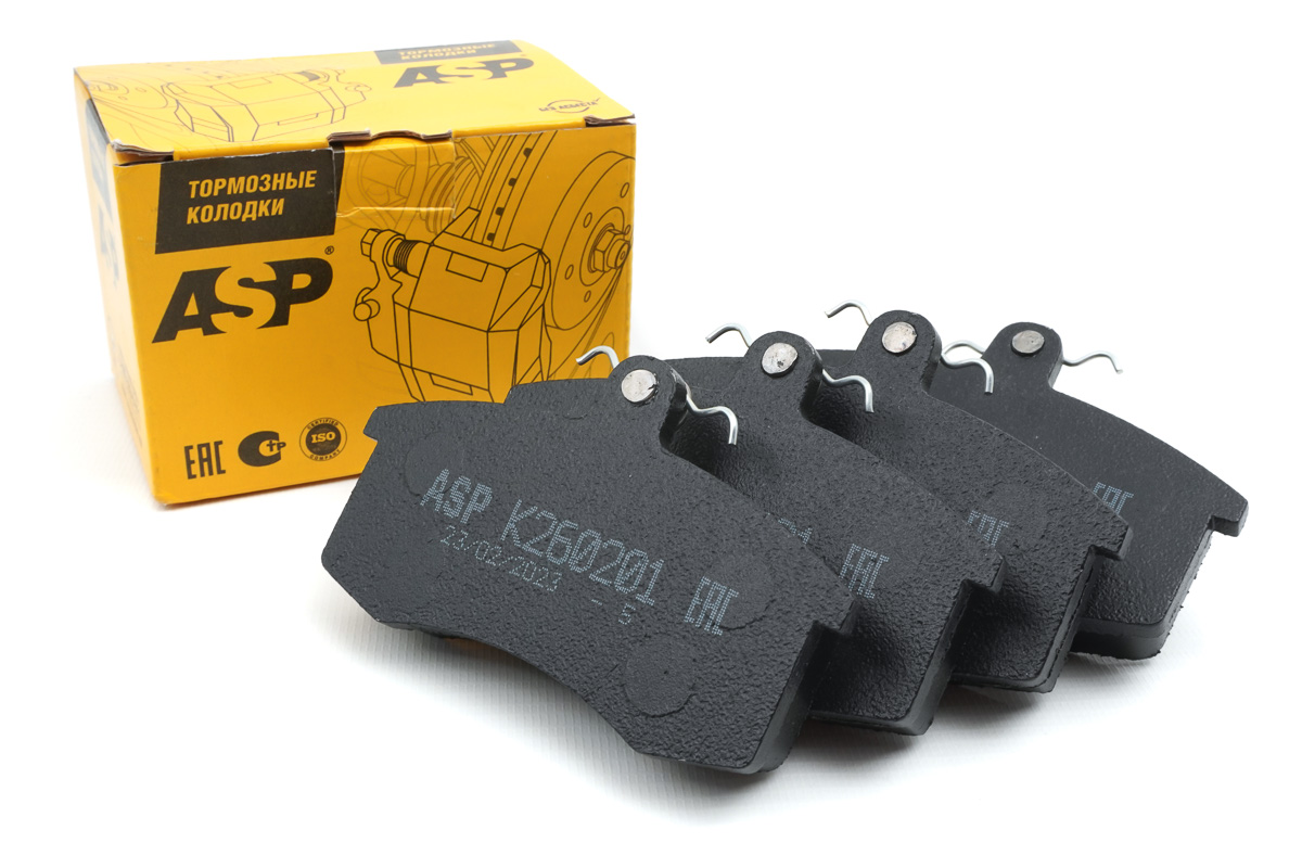 Тормозные колодки "ASP MENSAN" передние для ВАЗ 2108-21099, 2113-2115