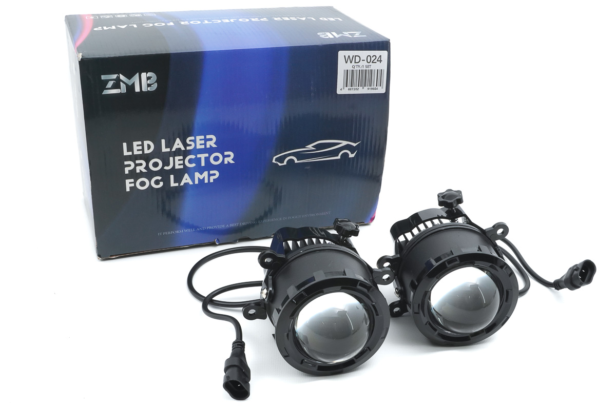 Противотуманные LED фары "ZMB" (светодиодные ПТФ) для Лада Гранта FL, Веста, XRAY, Ларгус FL, Нива 4х4, Нива Legend