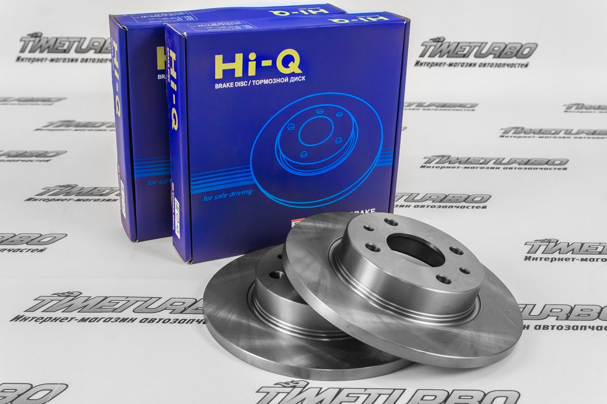 Передние тормозные диски R13 невентилируемые "Sangsin" HI-Q для ВАЗ 2108-21099, 2113-2115