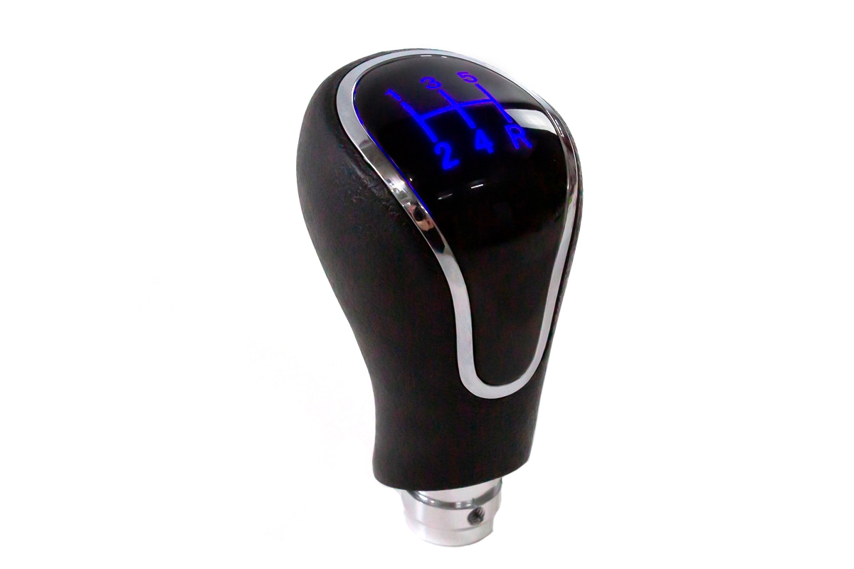 Ручка КПП "Sal-Man" в стиле Веста с  подсветкой для Лада (Калина 2, Приора 2, Гранта, Гранта FL, Веста), Датсун (mi-DO, on-DO) (с тросовой КПП)