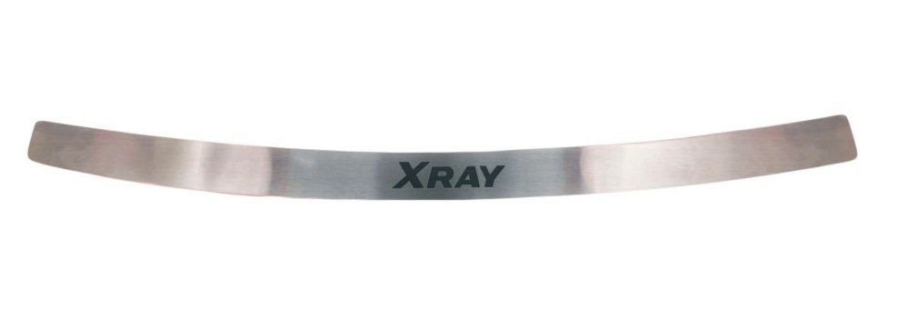 Накладка на задний бампер с надписью "XRAY" (нержавейка) для Лада XRAY