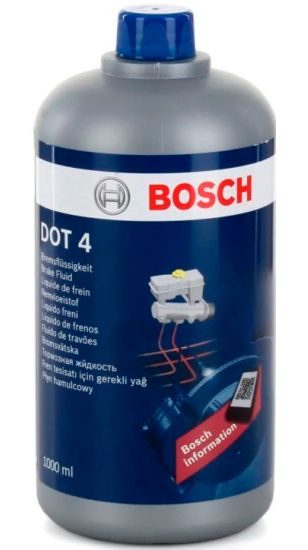 Тормозная жидкость "BOSCH" DOT 4 1.0 л