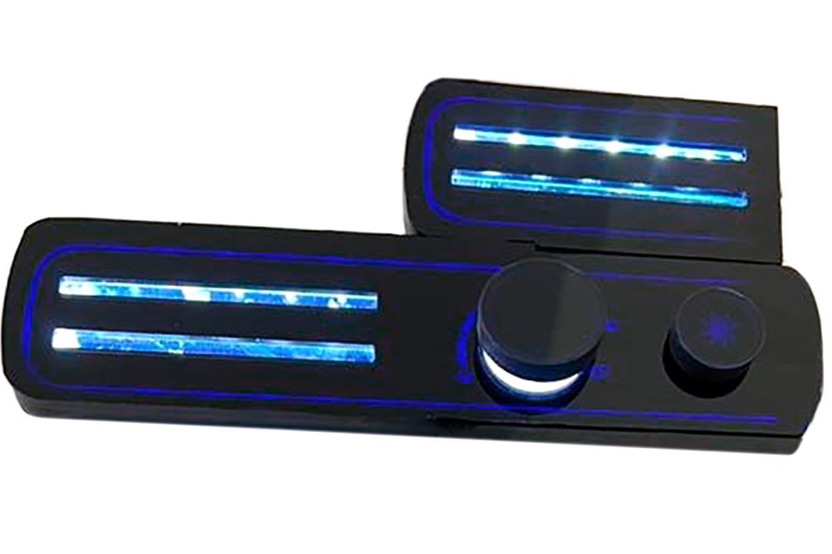 Блок управления гидрокорректором фар с дефлекторами (светодиодная подсветка) для ВАЗ 2113-2115