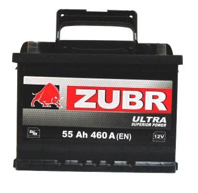 АКБ ZUBR Ultra 55 А/ч прямая полярность