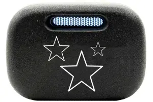 Кнопка пересвеченная звезды с индикацией для ВАЗ 2113-2115, Лада Калина, Нива Travel, Шевроле Нива