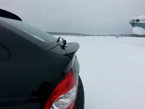 Лип-спойлер хвост для Лада Приора, Приора 2 хэтчбек Без покраски