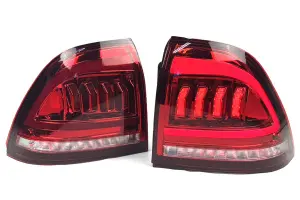 Задние светодиодные красные фонари в стиле Mustang для Лада Приора, Приора 2 Задние светодиодные красные фонари в стиле Mustang для Лада Приора, Приора 2