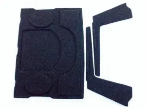 Акустическая полка VS-AVTO с опорами для Лада Нива 4x4 3-х дверная