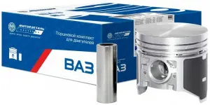 Поршни с пальцами Мотордеталь для ВАЗ 2101-2107 с двигателем ВАЗ 2101, 2103 76.8 мм, Группа E