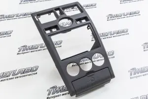 Центральная консоль 2DIN черный бархат для Лада Приора