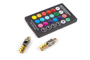 Комплект LED RGB ламп в габариты с пультом LightSpace 16 цветов Комплект LED RGB ламп в габариты с пультом LightSpace 16 цветов