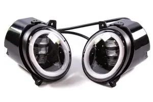 Противотуманные фары светодиодные LED с ангельскими глазками для Лада Калина, Калина 2, Гранта, Ларгус Противотуманные фары светодиодные LED с ангельскими глазками для Лада Калина, Калина 2, Гранта, Ларгус
