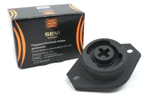 Подушка боковой опоры двигателя СЭВИ ЭКСПЕРТ для ВАЗ 2110-2112, Лада Приора, Приора 2 Подушка боковой опоры двигателя СЭВИ ЭКСПЕРТ для ВАЗ 2110-2112, Лада Приора, Приора 2
