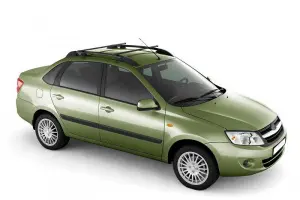 Рейлинги ПТ ГРУПП с поперечинами для Лада Калина, Гранта, Гранта FL седан Черный муар Рейлинги ПТ ГРУПП с поперечинами для Лада Калина, Гранта, Гранта FL седан Черный муар