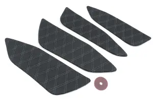 Распродажа Вставки в двери Ромб на основе, экокожа для Лада Веста Двойная строчка, Тёмно-серая нить Распродажа Вставки в двери Ромб на основе, экокожа для Лада Веста Двойная строчка, Тёмно-серая нить