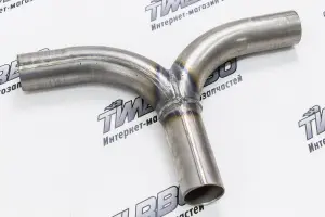 Рогатка сервисная вход d51-два выхода d51 с углом 90° Рогатка сервисная вход d51-два выхода d51 с углом 90°