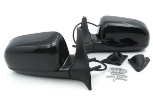 Боковые зеркала чёрные, с обогревом, электропривод, антиблик для ВАЗ 2108-21099, 2113-2115