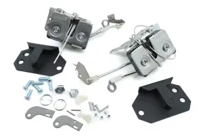 Бесшумные замки на передние двери под классические и Евро-ручки для Лада Нива 4x4, ВАЗ 2106