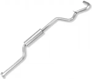 Резонатор CBD на 2 болта нержавеющий для Шевроле Нива Евро-2, без нейтрализатора, с 2004 по 2009 г. в.