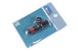 Форсунка топливная ВИЭ 734 электромагнитная оранжевая, тонкая для ВАЗ 2110-2112, 2113-2115, Лада Калина, Калина 2, Приора, Приора 2, Гранта, Нива 4х4, Шевроле Нива 8-ми клапанный двигатель, 1.6 л