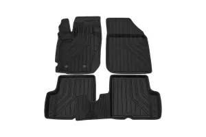 Коврики салона REZKON Ser.S ворсовые 3D EVAPLAST для Лада Ларгус