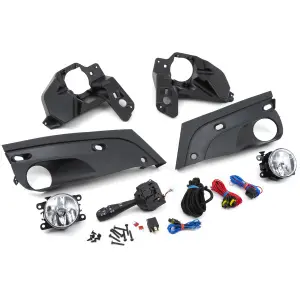 Полный комплект установки ПТФ через пордулевой переключатель для Лада Веста